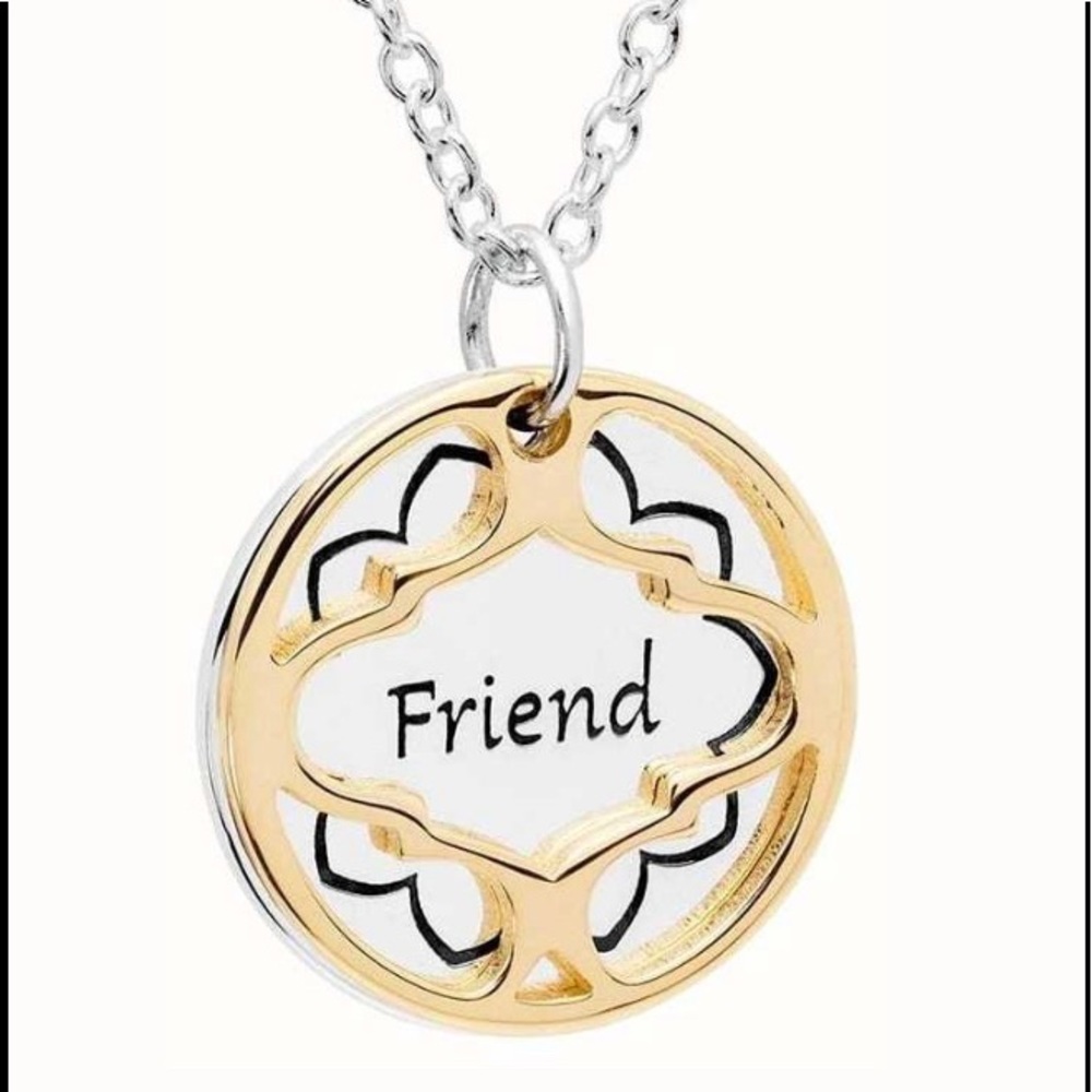 Chamilia Love Sterling Silver Treasure Necklace - Friend (NWOT)